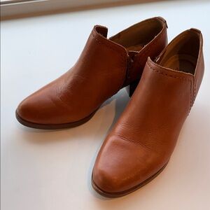 Naturalizer Brown Leather Ankle Booties 8